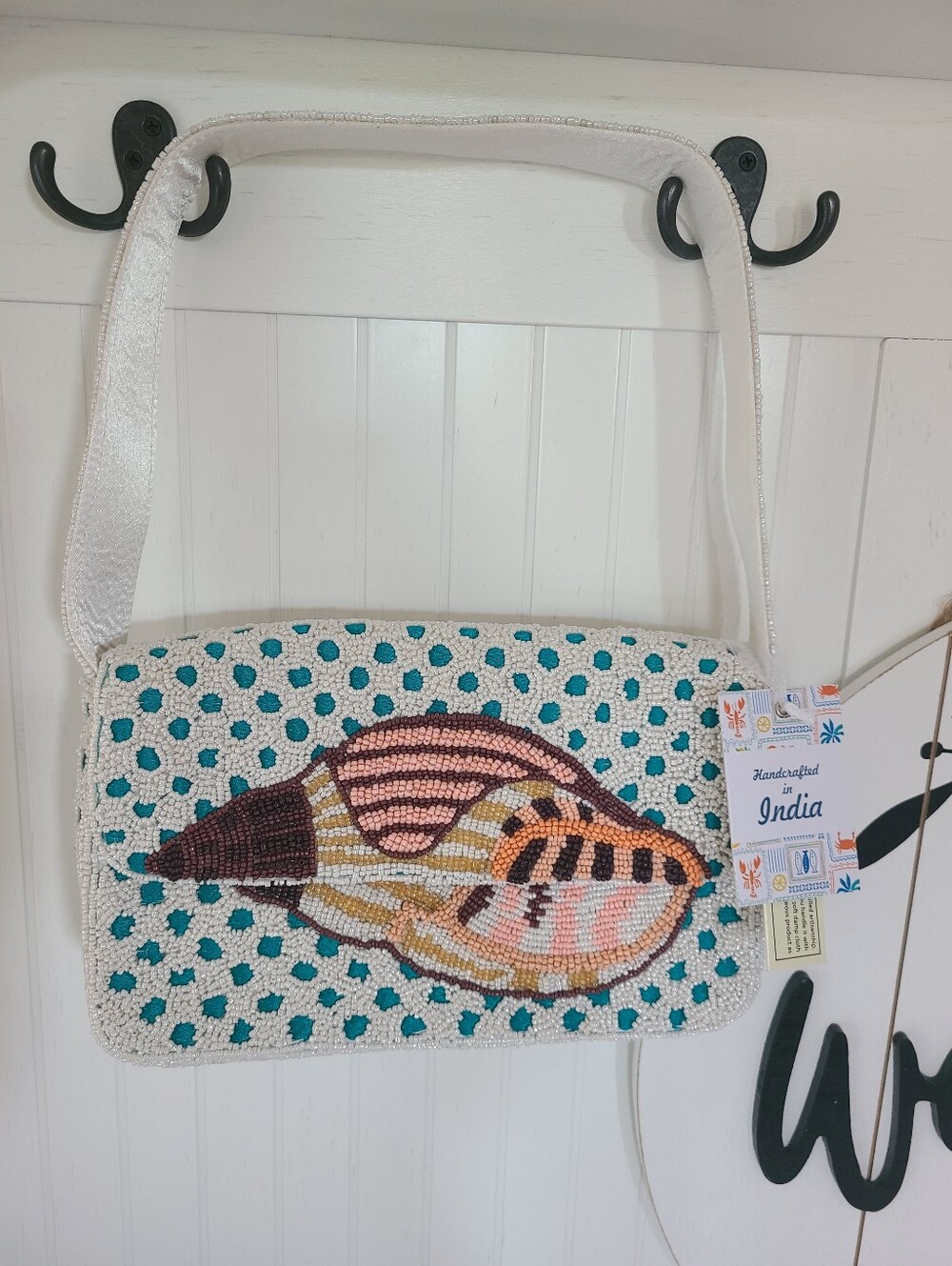 TikTok Viral Handcrafted In India Shell Beaded Bag